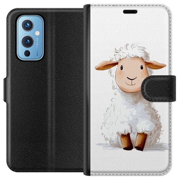 OnePlus 9 Lompakkokotelo Suloinen Lammas - lasten ja vauvan tu