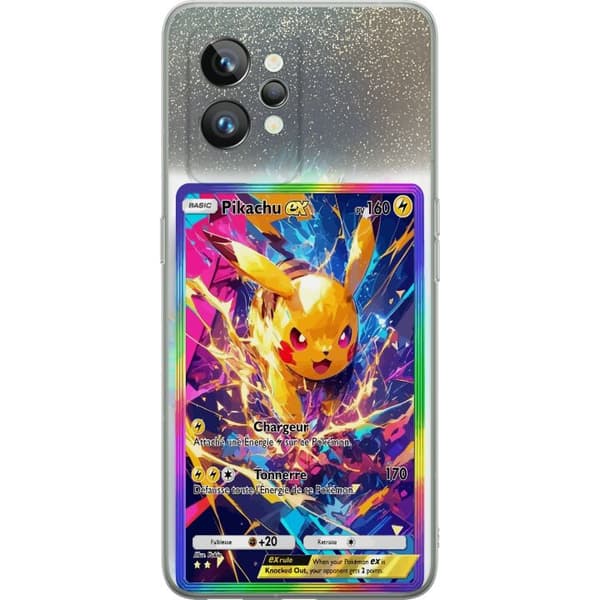 Kompatibelt Mobildeksel til Realme GT2 Pro Pikachu gul