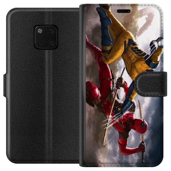 Huawei Mate 20 Pro Lompakkokotelo Wolverine Deadpool