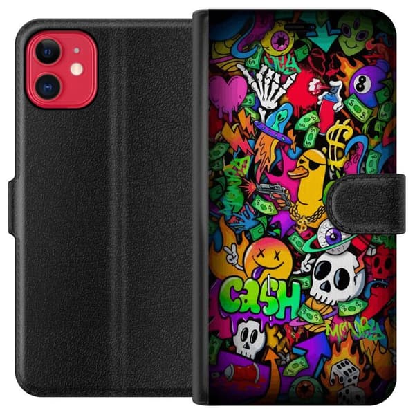 Yhteensopiva Lompakkokotelo Apple iPhone 11 Tarrat