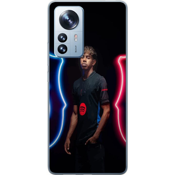 Xiaomi 12 Pro Läpinäkyvä kuori Yamal Jalkapallo FC Barcelona Nuori Lahjakkuus Pelaaja Jalkapallotähti Espanja La Liga Suosittu Motiivi