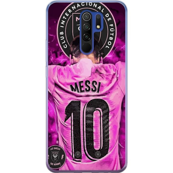 Xiaomi Redmi 9 Läpinäkyvä kuori Messi