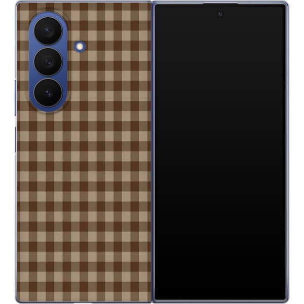 Kompatibelt Mobildeksel til Samsung Galaxy Z Fold7 Brune kafferuter brun