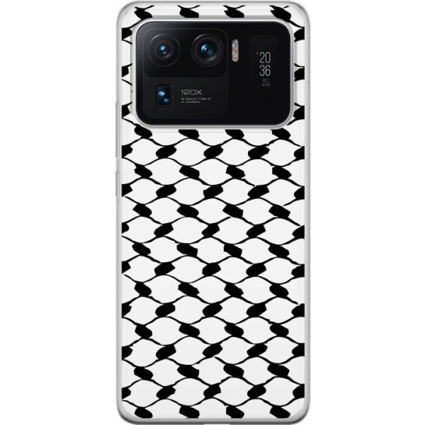 Xiaomi Mi 11 Ultra Läpinäkyvä kuori Keffiyeh kuvio