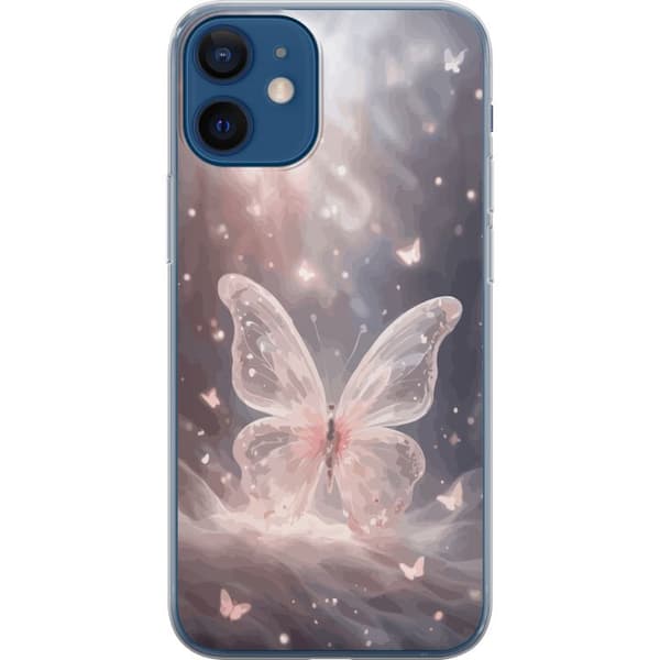 Kompatibelt Mobildeksel til Apple iPhone 12 mini Fjäril