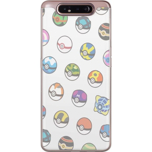Samsung Galaxy A80 Gennemsigtig cover Pokemon