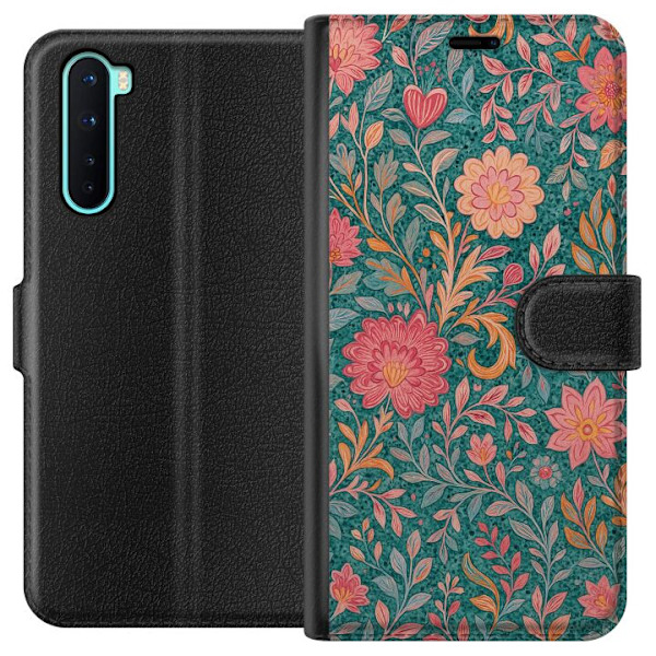OnePlus Nord Lompakkokotelo Floral Dream