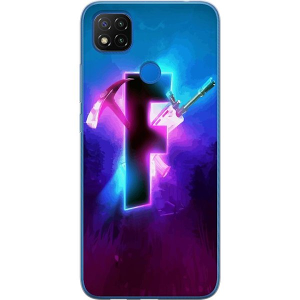 Xiaomi Redmi 9C NFC Gennemsigtig cover Fortnite