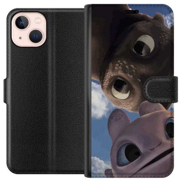 Kompatibel Tegnebogsetui til Apple iPhone 13 mini Sød drage bedste venner selfie