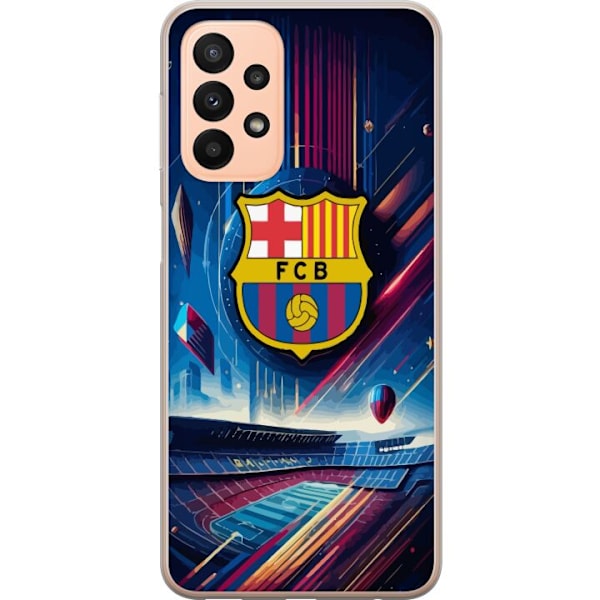 Samsung Galaxy A23 Läpinäkyvä kuori FC Barcelona