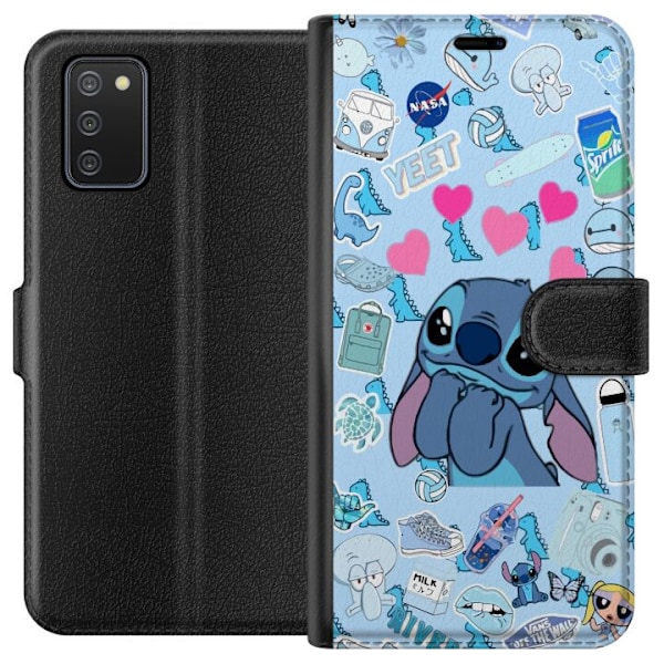 Samsung Galaxy A02s Lompakkokotelo Stitch