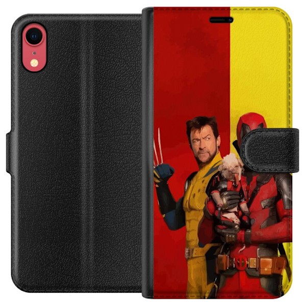 Apple iPhone XR Tegnebogsetui Deadpool & Wolverine