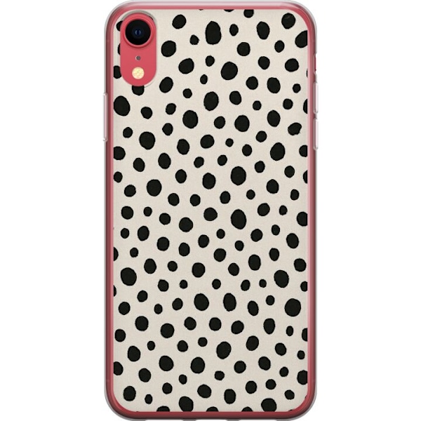 Apple iPhone XR Gennemsigtig cover Dot Dance
