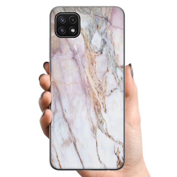 Samsung Galaxy A22 5G TPU Mobilskal Marmor