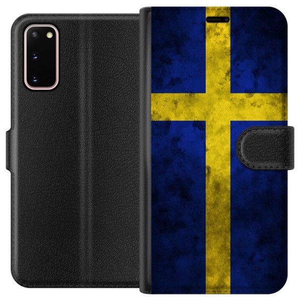 Samsung Galaxy S20 Lommeboketui Sverige Flag