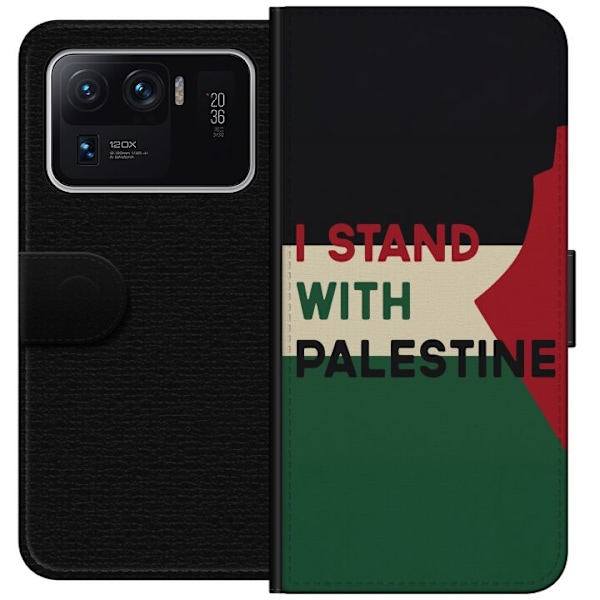 Xiaomi Mi 11 Ultra Plånboksfodral Stand with Palestine – solidaritetsdesign med starkt budskap