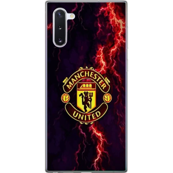 Samsung Galaxy Note10 Läpinäkyvä kuori Manchester United