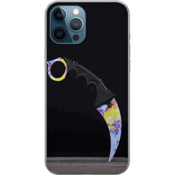 Apple iPhone 12 Pro Gennemsigtig cover Karambit / Butterfly /