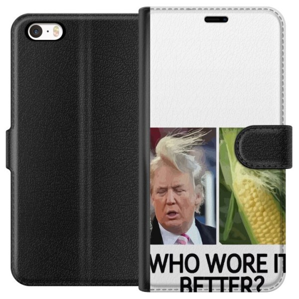 Apple iPhone 5s Lompakkokotelo Trump