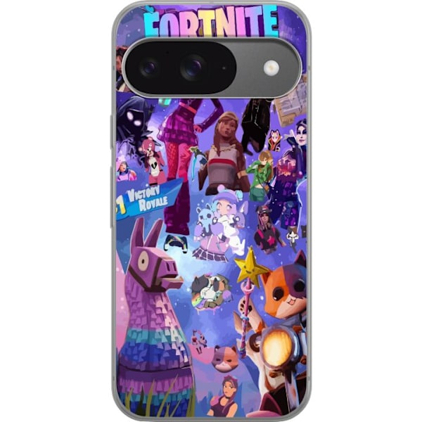 Google Pixel 9 Gennemsigtig cover Fortnite