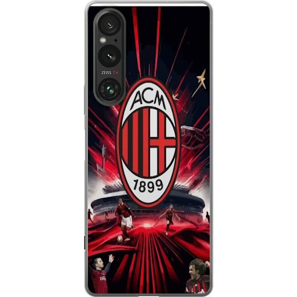 Sony Xperia 1 V Gennemsigtig cover AC Milan