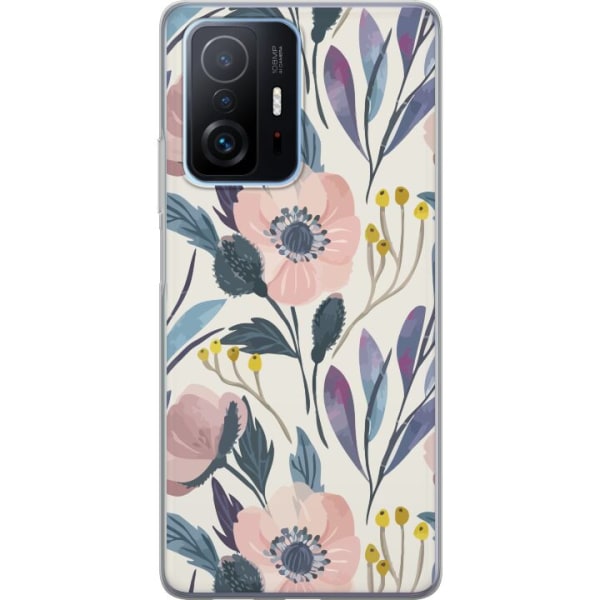 Xiaomi 11T Gennemsigtig cover Blomsterlykke