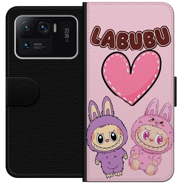 Xiaomi Mi 11 Ultra Plånboksfodral Labubu Pink Monster