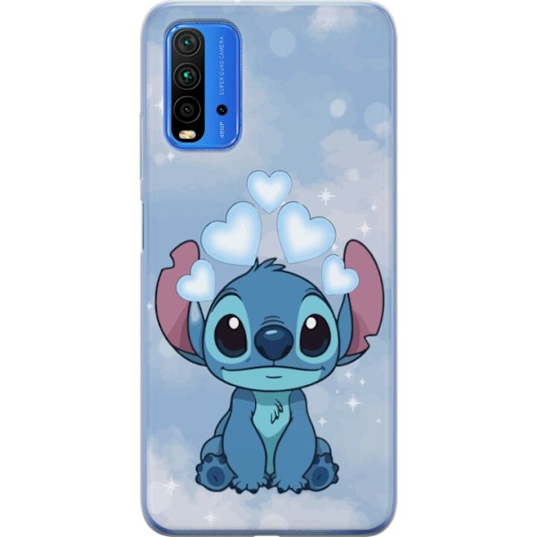 Xiaomi Redmi 9T Läpinäkyvä kuori Stitch Hyppäävä Ilo - H