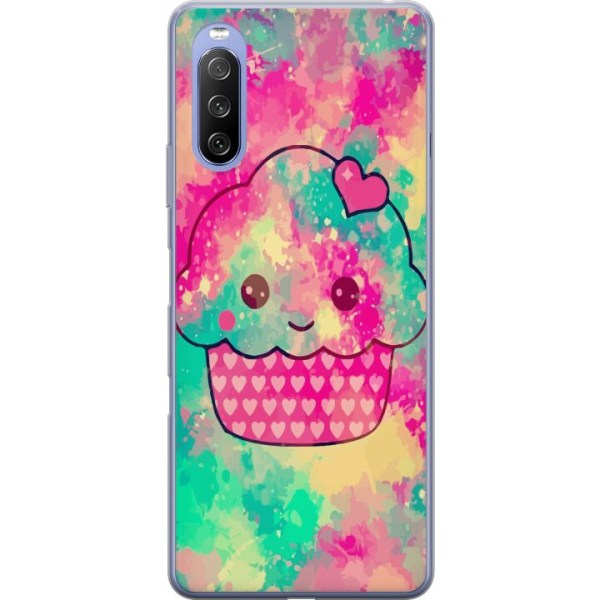 Sony Xperia 10 III Lite Gennemsigtig cover Cupcake