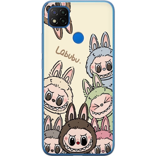 Xiaomi Redmi 9C Genomskinligt Skal Labubu Pastel Collection