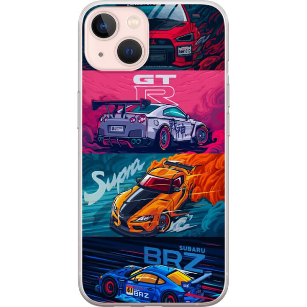 Apple iPhone 13 mini Gennemsigtig cover Subaru Racing