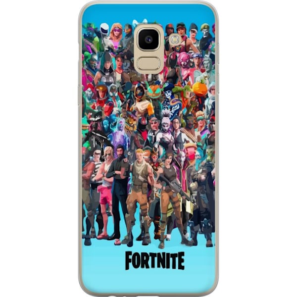 Samsung Galaxy J6 Genomskinligt Skal Fortnite