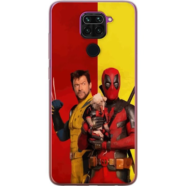 Xiaomi Redmi Note 9 Gjennomsiktig deksel Deadpool & Wolverine