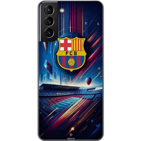 Samsung Galaxy S21+ 5G Gennemsigtig cover FC Barcelona