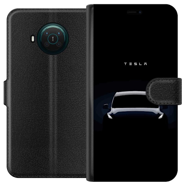 Nokia X10 Plånboksfodral Tesla