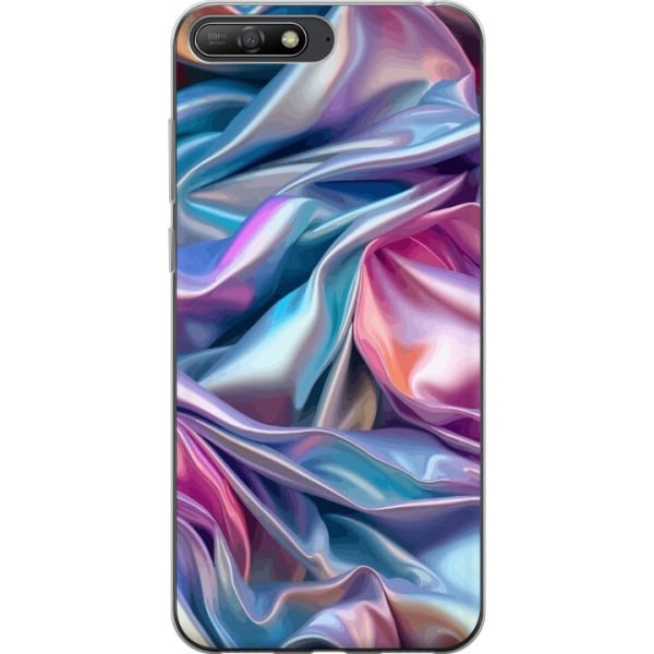 Huawei Y6 (2018) Gennemsigtig cover Skinnende silke