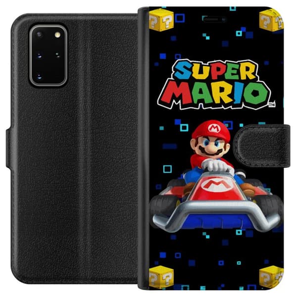 Kompatibel Tegnebogsetui til Samsung Galaxy S20+ Super Mario Wonder