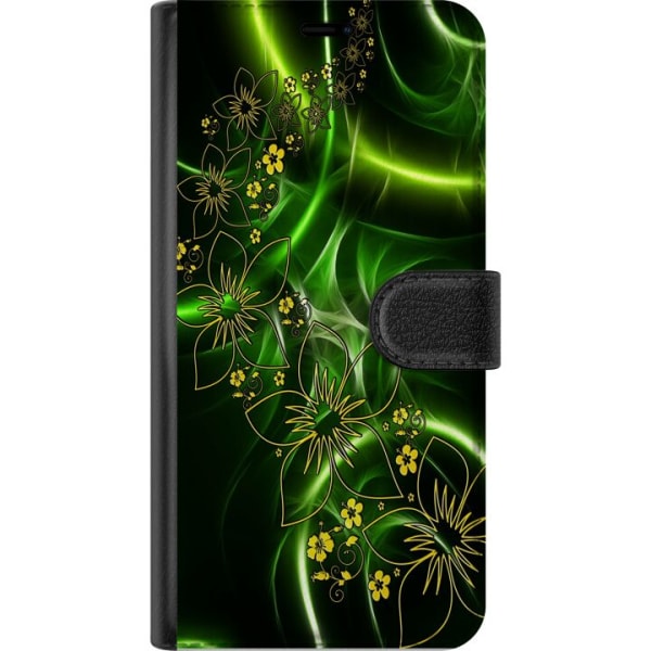 Samsung Galaxy A50 Tegnebogsetui Blomster
