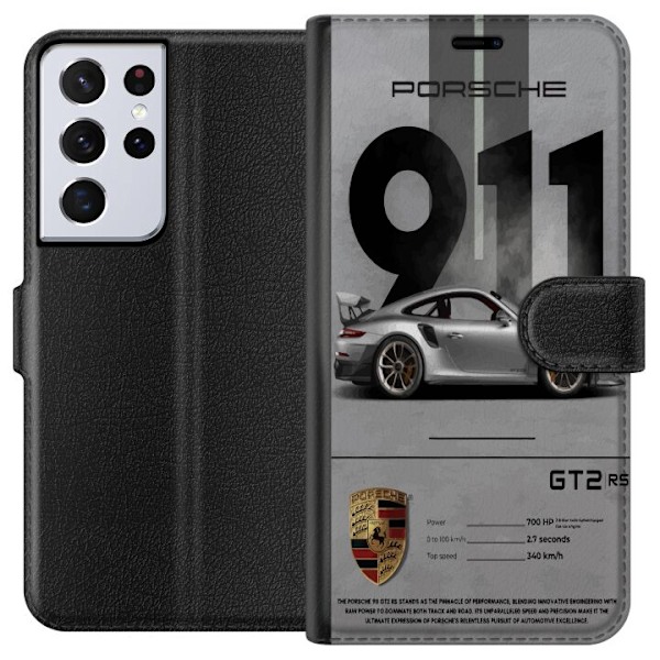 Samsung Galaxy S21 Ultra 5G Lompakkokotelo Porsche 911