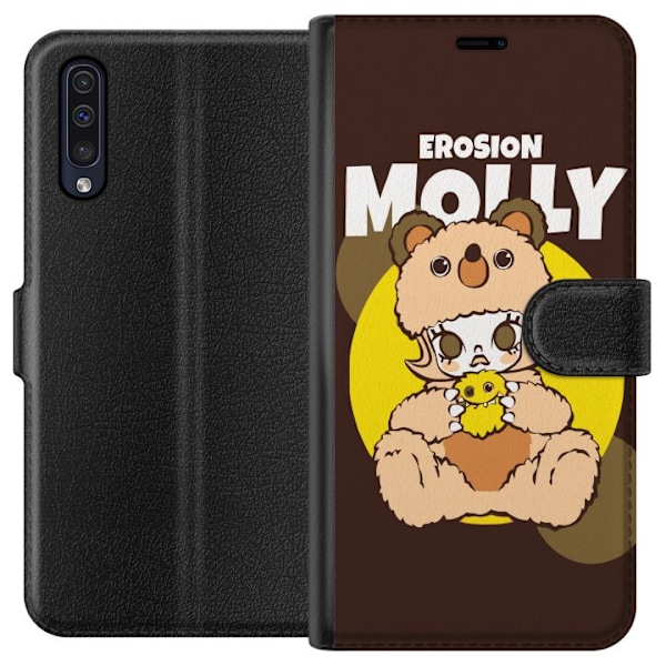 Samsung Galaxy A50 Tegnebogsetui Pop Mart Erosion Molly