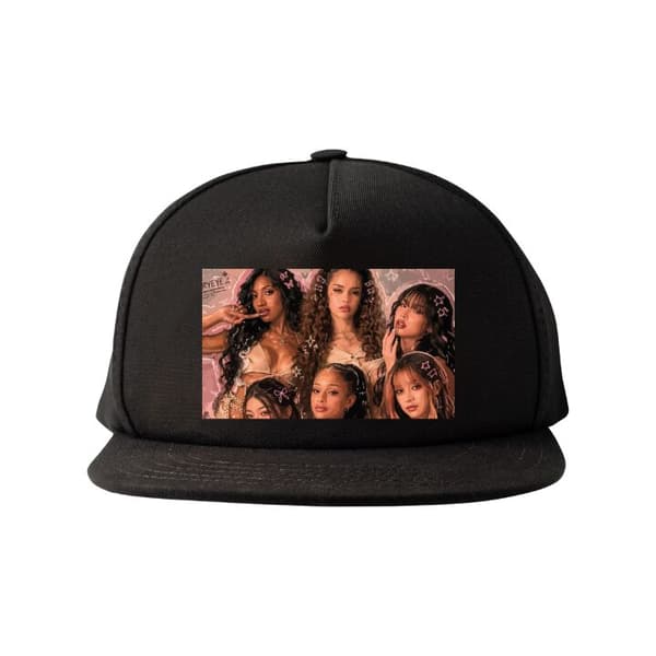 Snapback-lippalakki musta one size