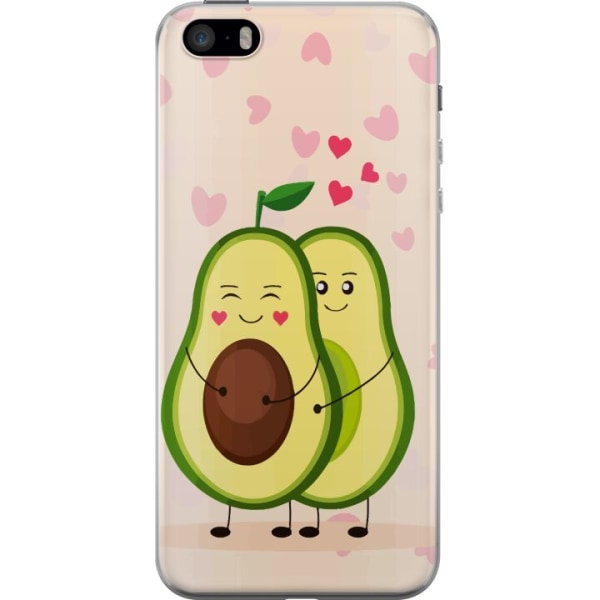 Apple iPhone 5s Gennemsigtig cover Avokado Kærlighed