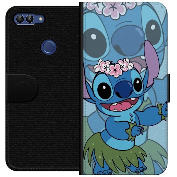 Huawei P smart Tegnebogsetui Stitch under Stjernerne - Magisk