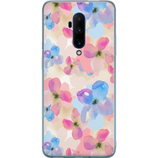 OnePlus 7T Pro Gennemsigtig cover Blomsterlykke