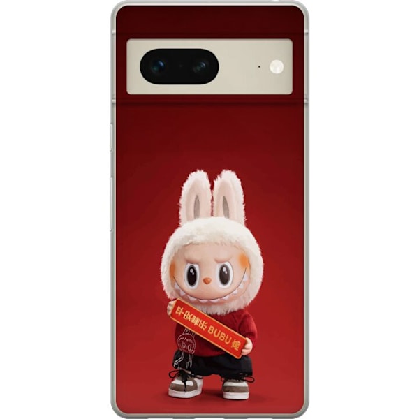 Google Pixel 7 Läpinäkyvä kuori Pop Mart The Monsters Labub