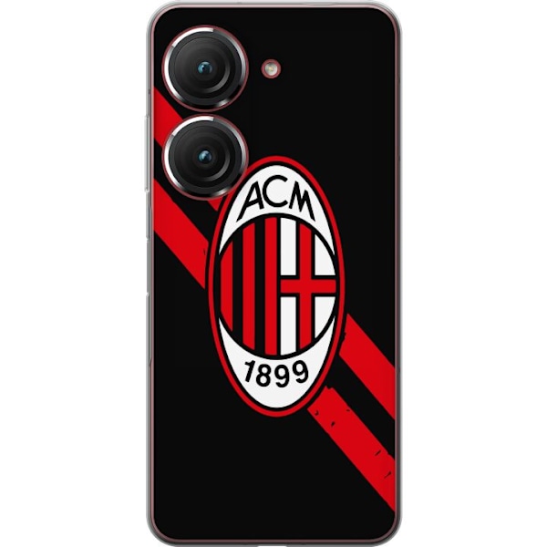 Asus Zenfone 9 Gjennomsiktig deksel AC Milan