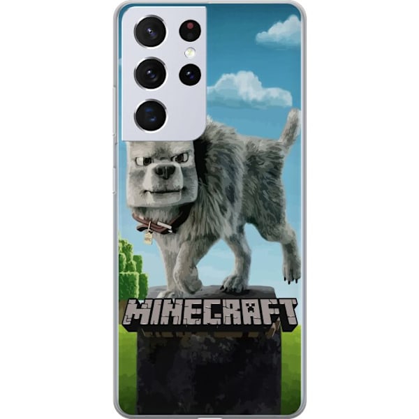 Samsung Galaxy S21 Ultra 5G Läpinäkyvä kuori A Minecraft Movie