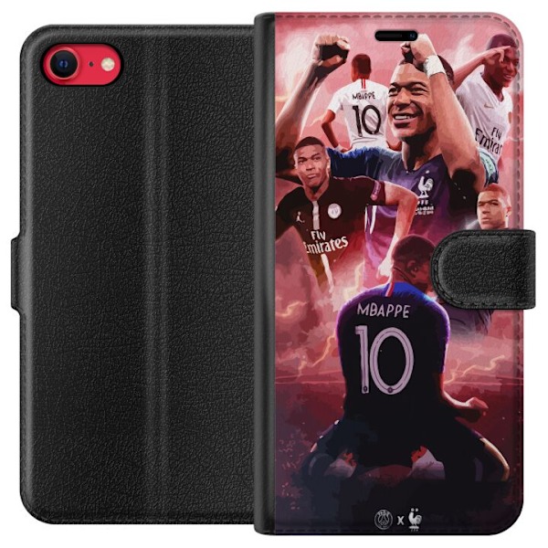 Apple iPhone 16e Lompakkokotelo Kylian Mbappé