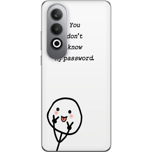 OnePlus Nord CE4 Genomskinligt Skal You Don’t Know My Passwo