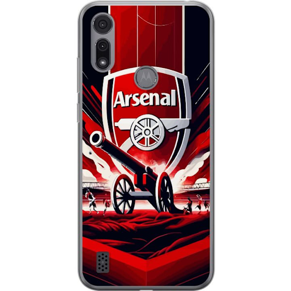 Motorola Moto E6i Gennemsigtig cover Arsenal